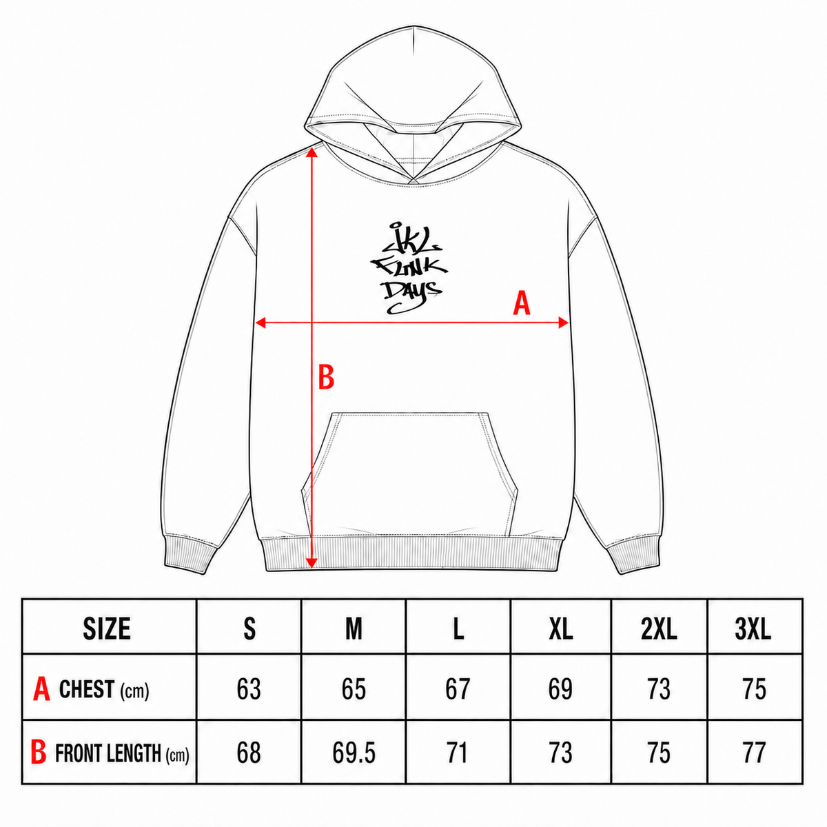 KPC X FUNK DAYS PULLOVER LOGO HOODIE BLACK