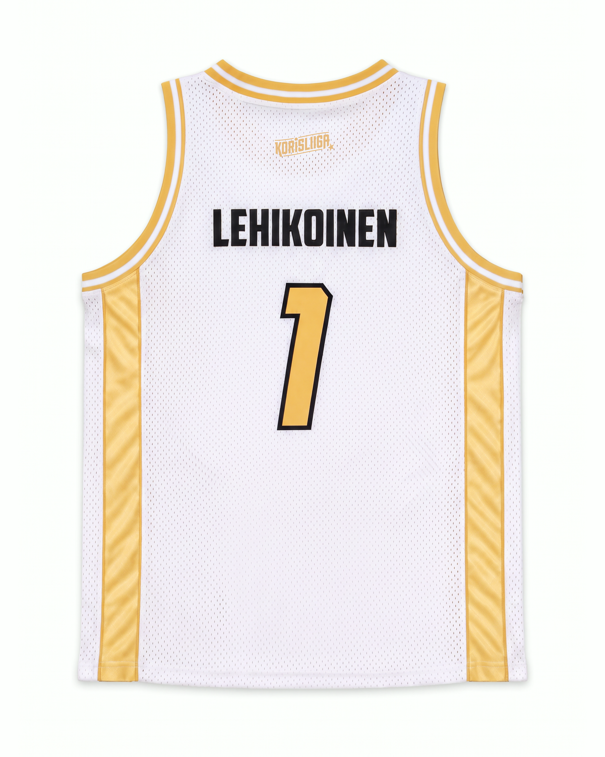 KIPINÄ BASKET AUTHENTIC GAME JERSEY WHITE - #1 LEHIKOINEN